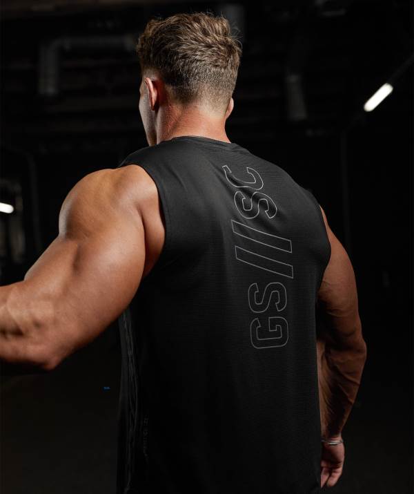 Panske Tielko Gymshark Steve Cook Čierne | OX3968750